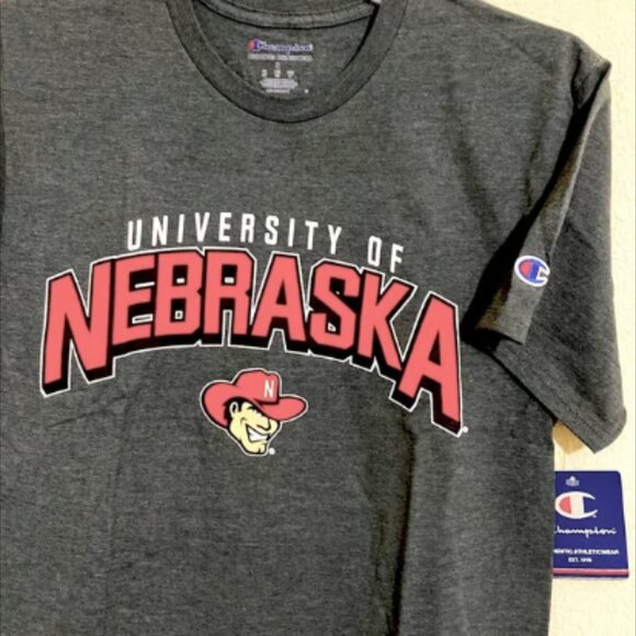 CHAMPION Men's University of Nebraska Cornhuskers T-Shirt Size S - Picture 3 of 5